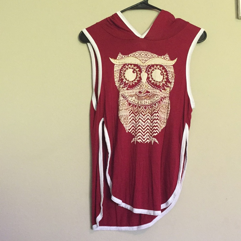 Hooded Owl Muscle Tank